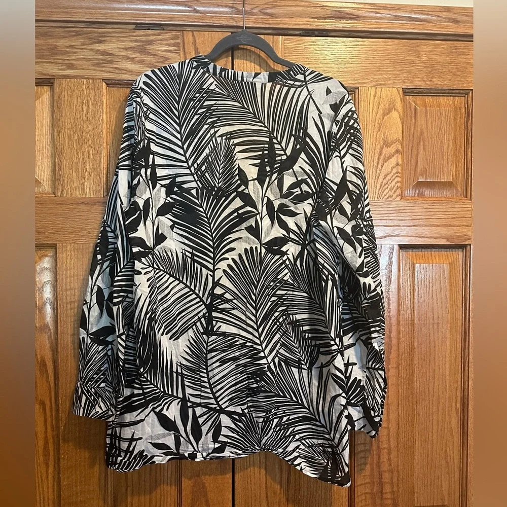 Dana Buchman Long Sleeve Swimsuit Coverup Size XL